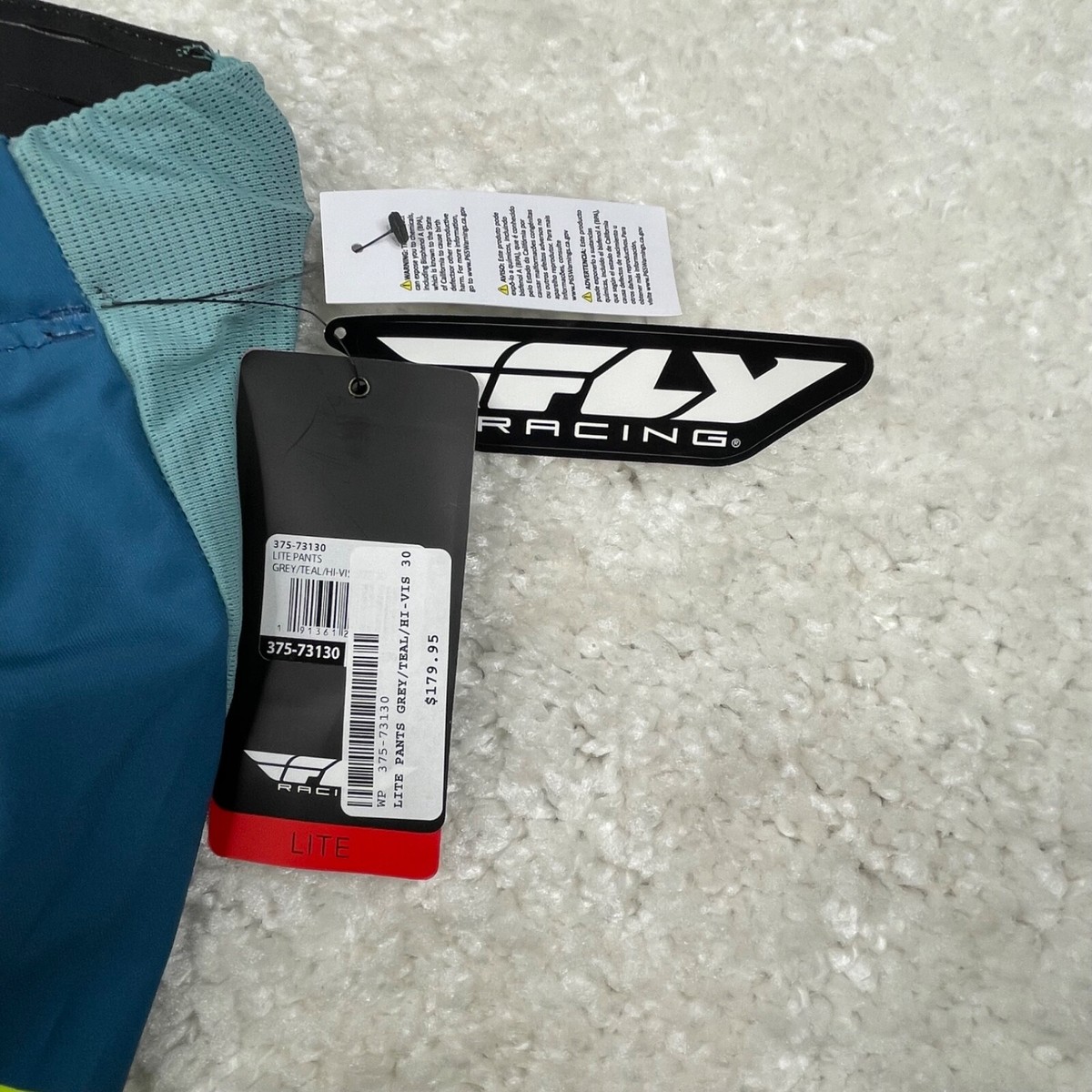 Fly Racing Pant Men 30 Blue Lite Hydrogen Dirtbike Riding Gear MX