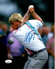 JOHN DALY SMOKING GOLF AUTOGRAPHED SIGNED 8x10 PHOTO JSA COA