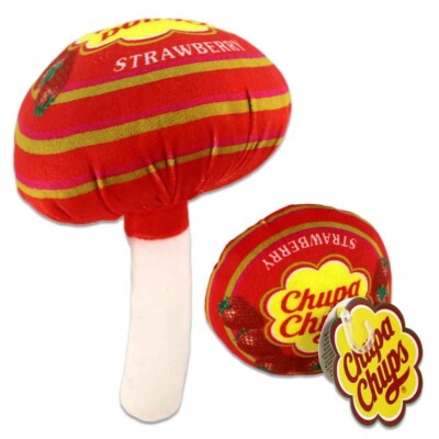 Chupa Chups Plüsch Lolli - ca. 30 cm Plüschtier Kuscheltier Original NEU Erdbeer