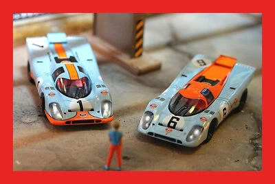 2025 TINY X SPARKY 1/64 PORSCHE 917 GULF #1 & #6 RACING CAR