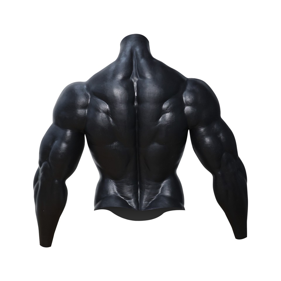 Costume Fetish SMITIZEN – Petto Finto In Silicone Nero, Taglia Unica, Per Cosplay E Feste