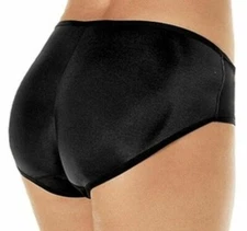 Women's Fullness Butt Lifter Enhancer Booster Shaper Panty Black  #7011