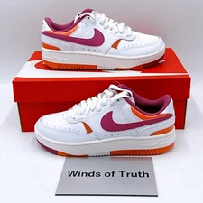 Nike DX9176-113 WMNS Gamma Force White/Wild Mango/Sail Sneakers Women US5-9