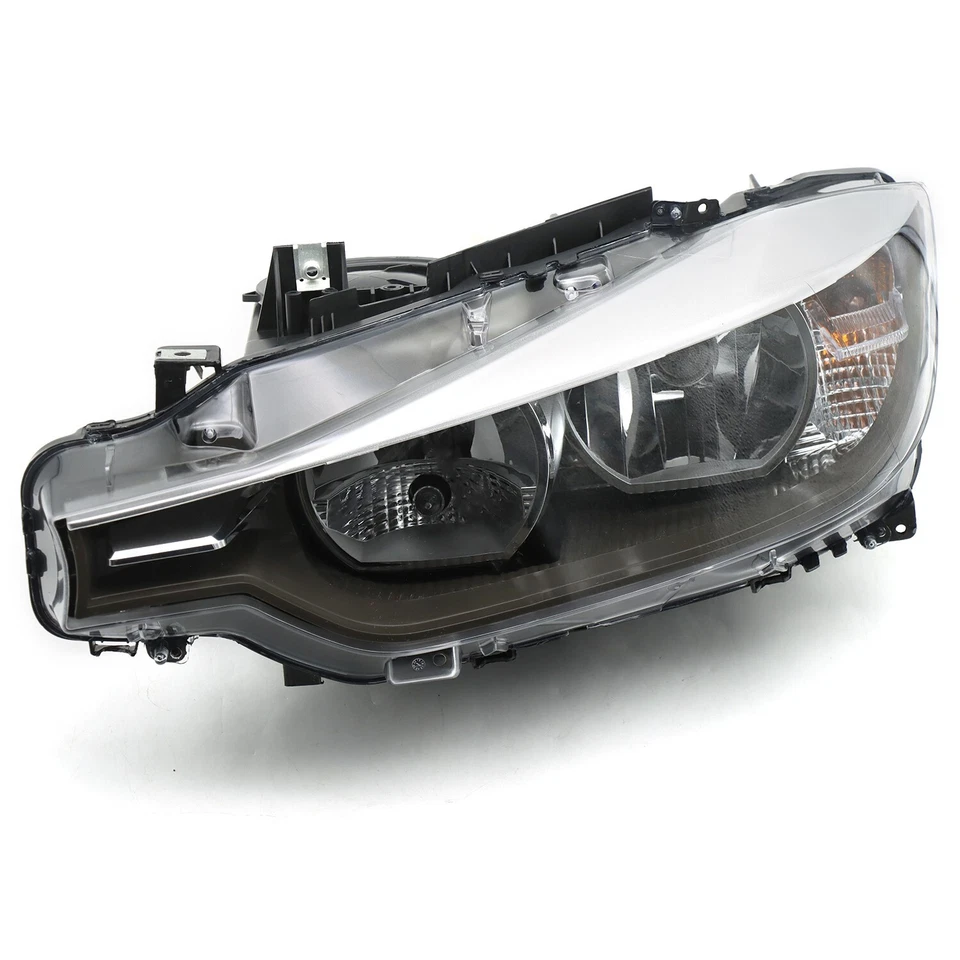 For BMW 2012-2015 F30 320i 328i 335i Pair Halogen Headlights Assembly with Bulbs Foto 3 de 4