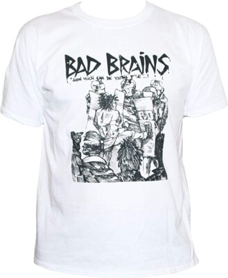 Bad Brains T-Shirt Punk Rock Fugazi Minor retro t-shirt TE1161