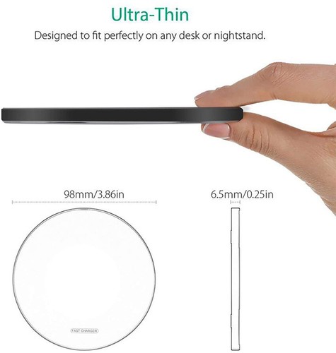Wireless Charger Fast Charging Magnetic Pad For iPhone 14 13 12 Pro Max Samsung - Picture 11 of 14