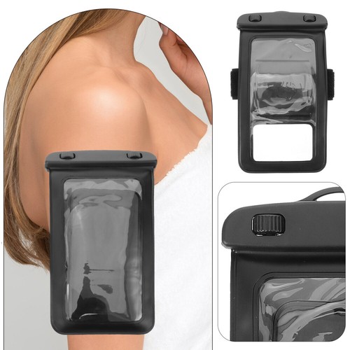 Étui de protection imperméable pour téléphone portable de course à pied sac de bras - Photo 9 sur 12