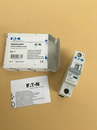 PROTECTOR SUPLEMENTARIO MINIATURA EATON WMZS1D07 SERIE WMZ 7A 277 VAC - Imagen 3 de 4