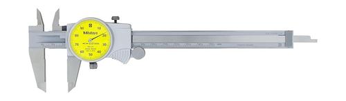 505-732 Dial Caliper, 1 Mm per Rev, 0-150 Mm Range, 0.01 Mm Accuracy, 11 Inch...