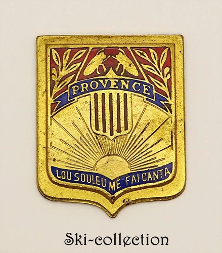 Regionalism Badge - PROVENCE. Enamels. France, circa 1920-30