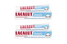 2 LACALUT BASIC Daily Toothpaste for Optimal Oral Protection 75ml