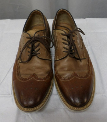DESIGNER STEVE MADDEN KADYNN KADY01M1 DRESS LEATHER BROWN SHOES MEN'S SIZE 8M