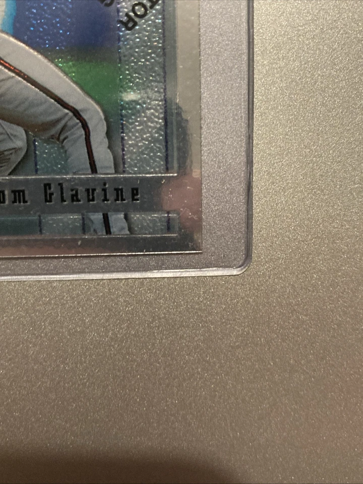 1996 Topps Finest Gamers - Tom Glavine #72 Refractor-G3 Atlanta Braves - Imagem 2 de 4