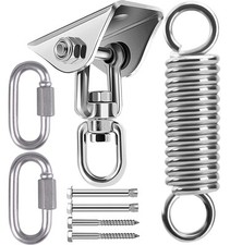 Hammock Hanging Kit Swing Spring, Suspension Hooks 1000lb Capacity Heavy Duty...