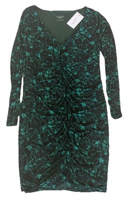 Isabel By Ingrid & Isabel Maternity Bodycon Dress Womens Large Green Long Sleeve
