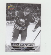 J.J. Peterka 2024-25 Upper Deck Canvas Black Sabres
