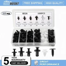 100X For Honda Bumper Fender Liner Push Type Retainer Clips car Fastener 6sizes