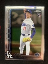 Roki Sasaki 2025 Topps Chrome #217 RC Los Angeles Dodgers Rookie
