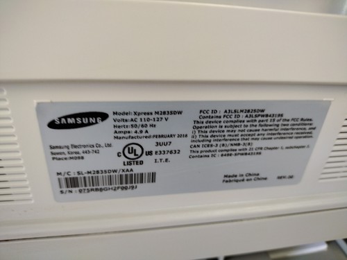 Samsung Xpress M2835DW Wireless Duplex Printer Tested and Fully Functional. - Picture 9 of 9