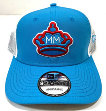 Miami Marlins MLB NE 2024 City Connect ALT Trucker Snapback Hat~Turquoise/White