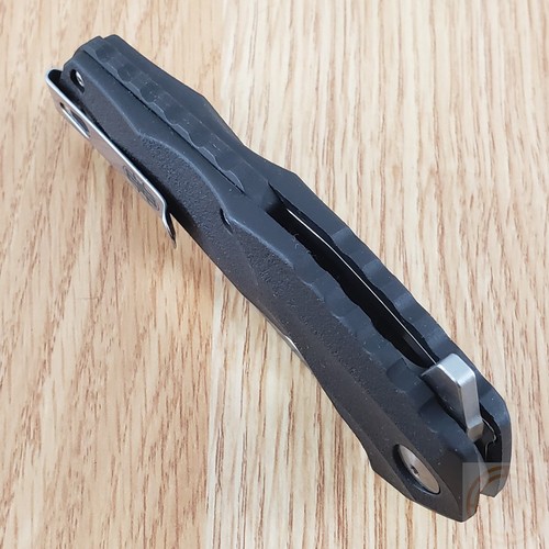 Brous Blades Reloader Folding Knife 3.75" Stainless Blade Black Synthetic Handle - Picture 10 of 11