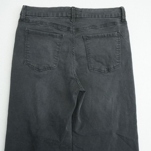 KUT from the Kloth Womens Meg Fab Ab Wide Leg Jeans High Rise Dark Grey Size 10 - Picture 5 of 11