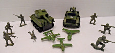 VTG Tim Mee Plastic Army Soldiers -100, Tank, Truck, 3 Planes