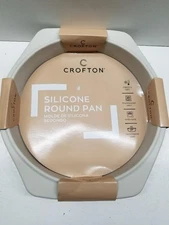 ALDI Crofton Silicone Round Pan - Tan - New - 9"