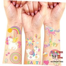 Unicorn Tattoos for Kids  Girls - 94 Glitter Styles - Rainbow Unicorn