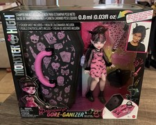 Monster High Draculaura Gore-ganizer play set with case for 11" doll storage NEW