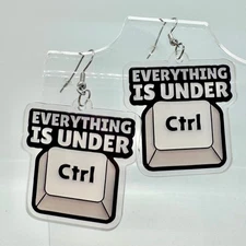 Everything Is Under Control Earrings - Stress Accessories - Funny Earrings