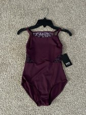 Brand New Burgundy Girls Bloch Size 12 Leotard