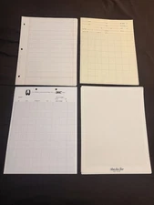 Letterhead 20 Sheets Of MULTI GRAPH (6) 1980s Vintage Stationery Unused Lot