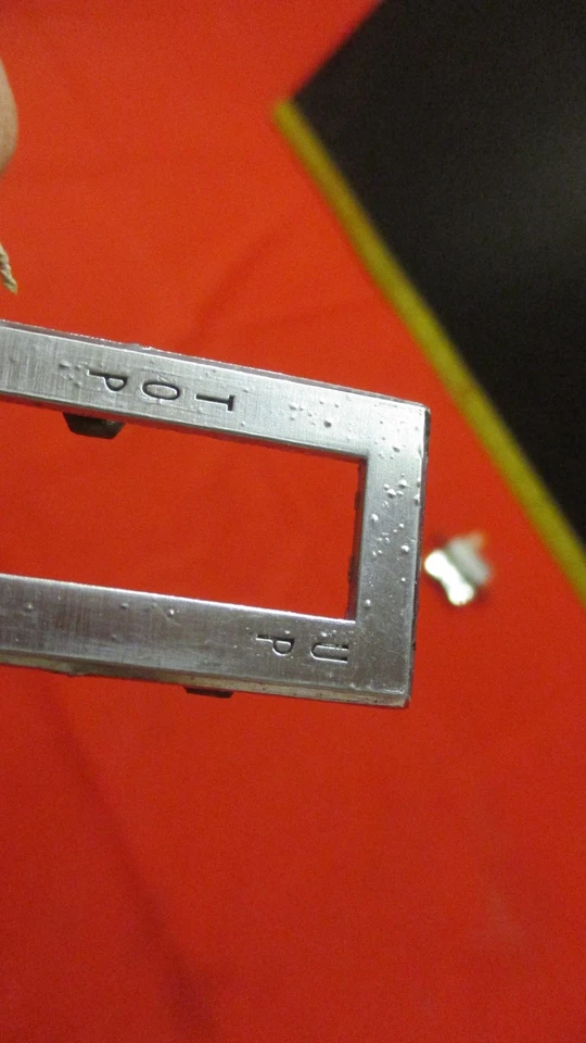 Oldsmobile Cutlass 442 Supreme 1966 1967 convertible interruptor superior con bisel Foto 3 de 4