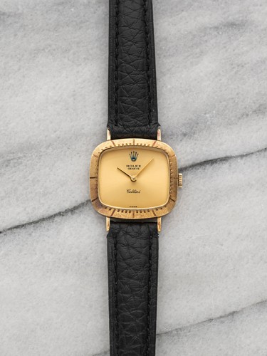 Rolex Cellini 4082 18K Yellow Gold Champagne Dial Manual Wind 24.5mm