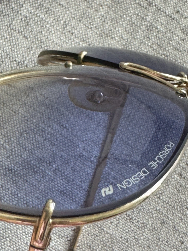 Gafas de sol vintage Carrera Porsche Design Aviator lentes adicionales 5621 doradas como están Foto 4 de 4