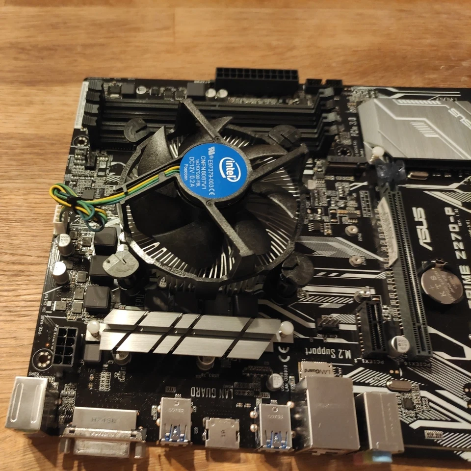 ASUS Prime Z270-P Rev.1.02 Intel Z270 Mainboard inkl i5-6500 Prozessor  - Bild 3 von 4