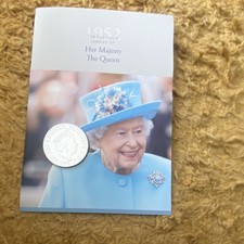 2022 UK £5 Five Pounds Coin Elizabeth II Platinum Jubilee Presentation Card