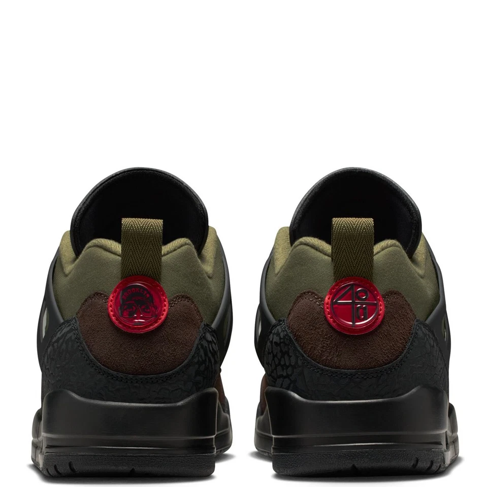 Hombre Jordan Spizike Bajo Medio Oliva/Rojo Universitario (IH1782 200) Foto 4 de 4