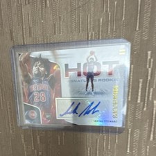 Panini 2020-21 NBA Hoops Hot Signatures Rookie Auto Isaiah Stewart #HR-IST Pist…