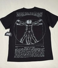 Leonardo da Vinci The Vitruvian Man Print Shirt