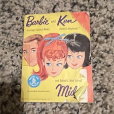 Mattel Whitman Booklet: Barbie and Ken & Best Friend Midge (1962) EN