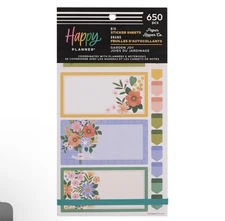 Happy Planner Big Sticker Value Pack 30/Sheets-Garden Joy - 5A00325X-1H3V1