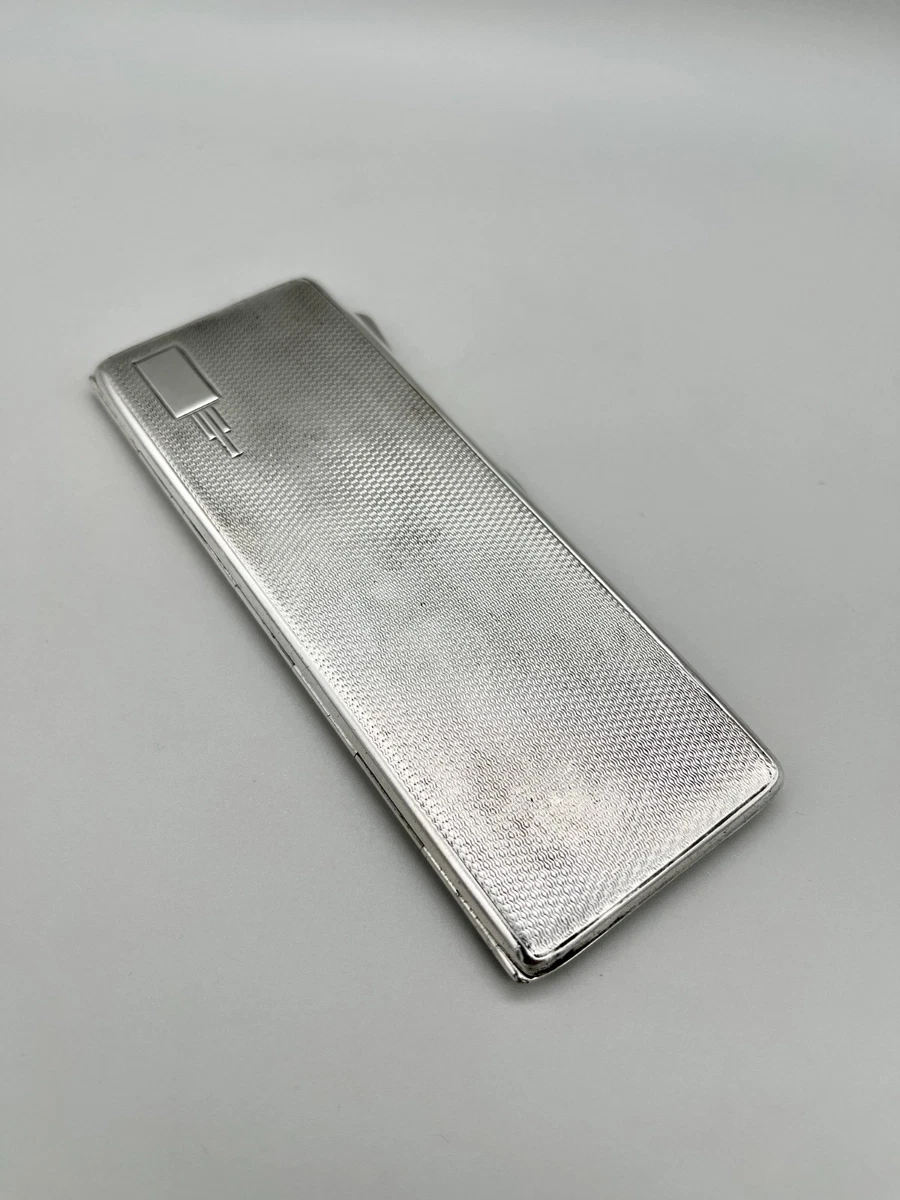 Joseph Gloster in Antique Solid Silver Cigarette & Vesta Cases for