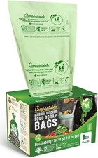 UNNI Compostable Trash Bags, 13 Gallon / 49.2 Liter, 50 Count, Extra Thick 0.9
