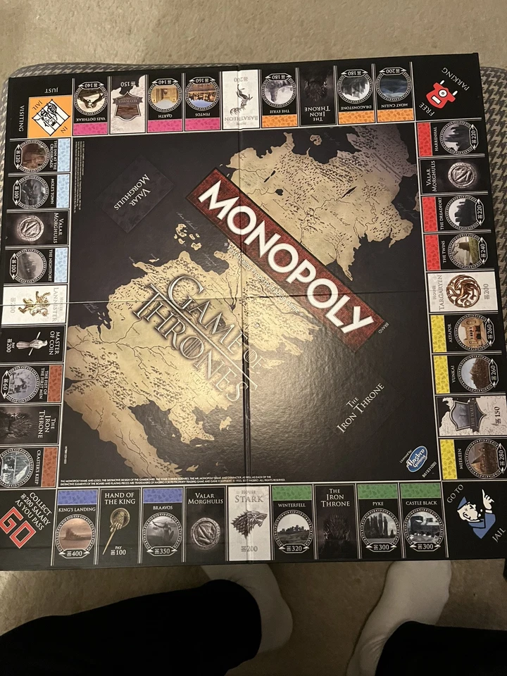 Hasbro Monopoly Game Of Thrones Board Game 2017 Complete - Image 3 of 4