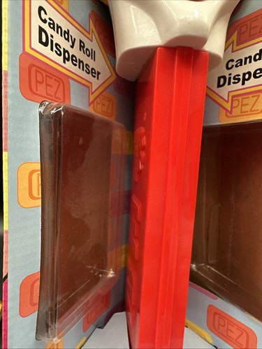 GIANT PEZ RED CLOWN CANDY ROLL DISPENSER - 1999 No Candy - Picture 6 of 7