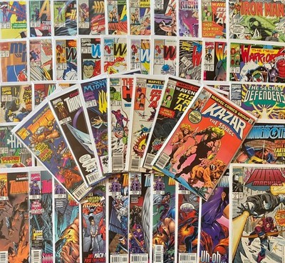 Marvel 55 Comics Lot - Thunderbolts Hawkeye Avengers - SEE PHOTOS FREE SHIPPING