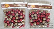 NEW 220 FOAM BALLS VASE FILLER HOME DECOR RED GOLD CHRISTMAS WINTER VALENTINE'S