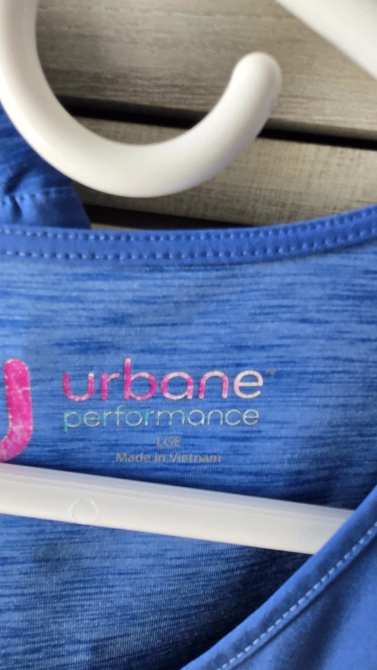 Urbane Performance Blue Scrubset Women's  L Top Pants Tall Medium - Image 2 of 4